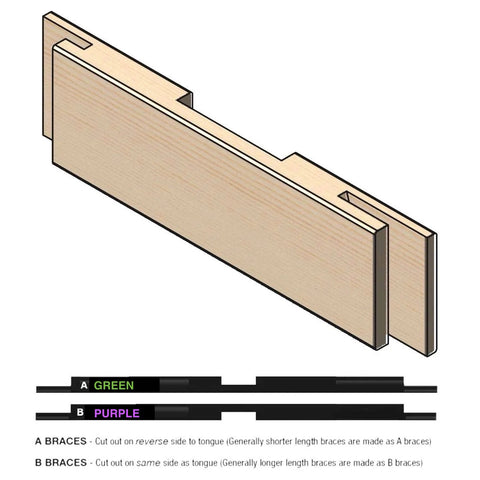 Art Spectrum® Professional Quality (PQ) Cross-Bracing (Purple & Green)
