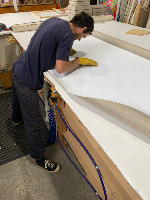 Inspecting Linen For Defects