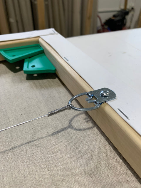 D-ring and Wire Install