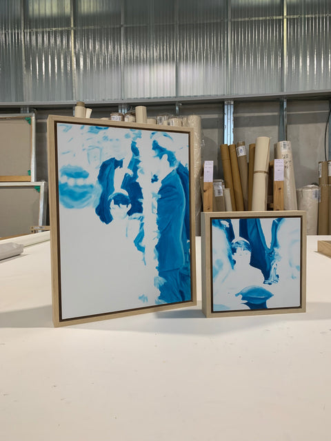 Two Panels Framed